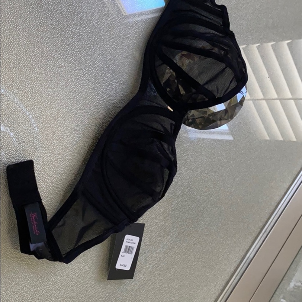 Fredericks of Hollywood Black Strapless Bra